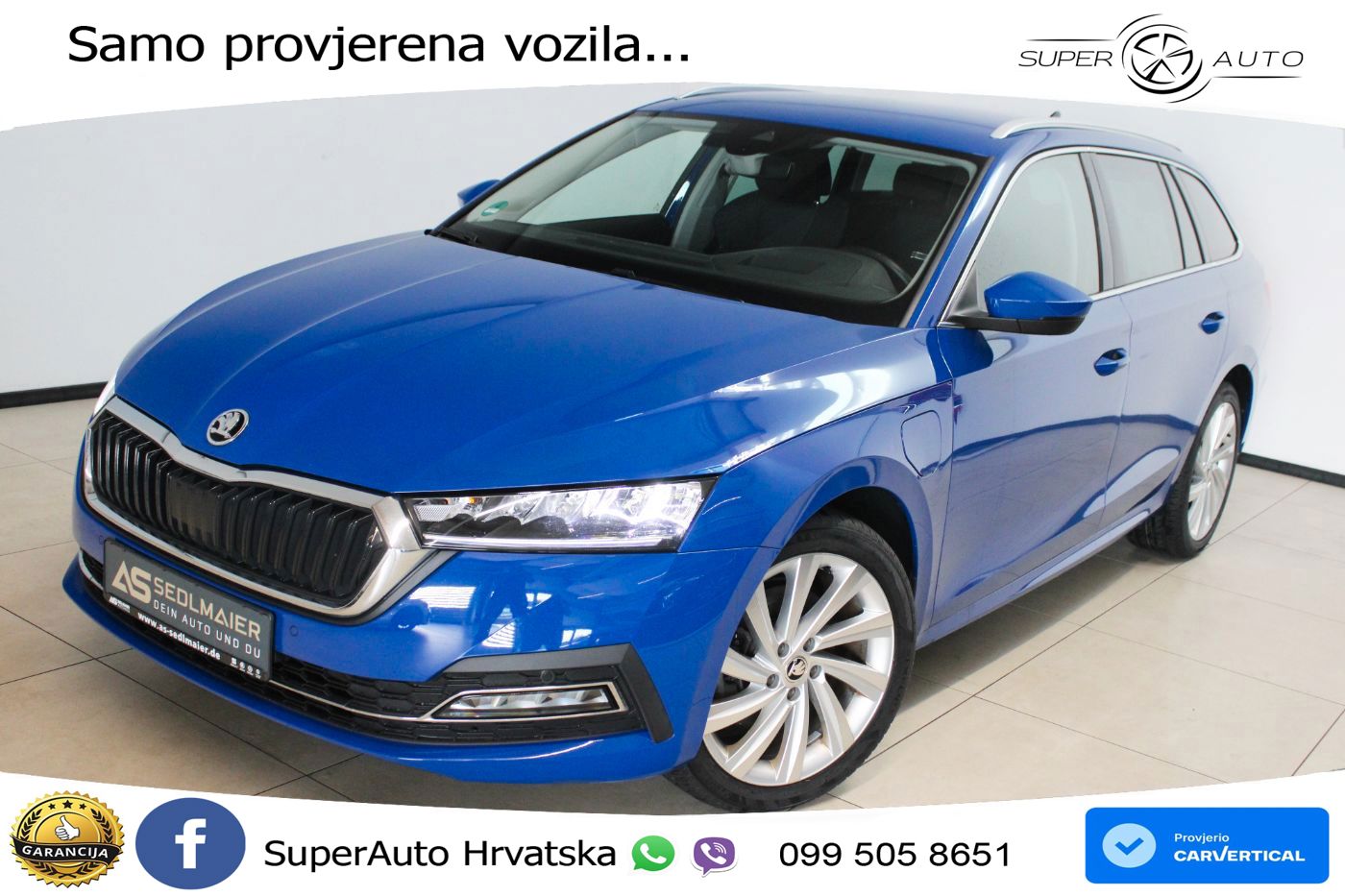 Škoda Octavia Combi iV 1.4 TSI (204 KS) DSG LED+GR SJED+ACC