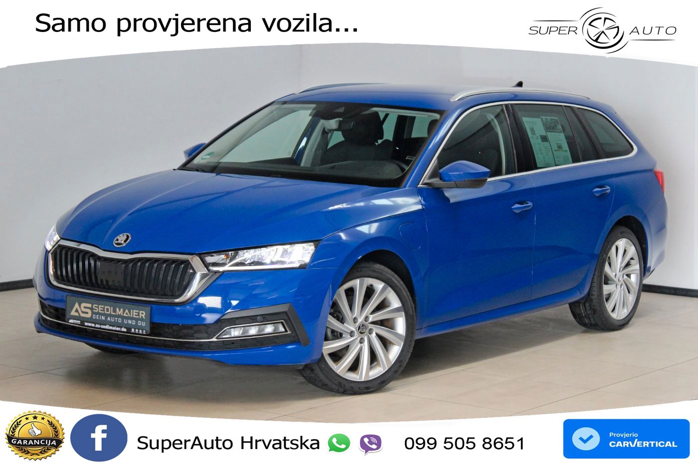 Škoda Octavia Combi iV 1.4 TSI (204 KS) DSG LED+GR SJED+ACC