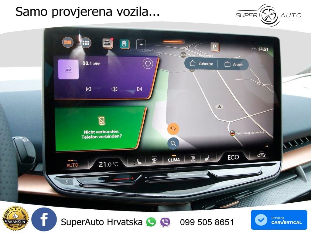 Cupra Tavascan 82 kWh (286 KS)