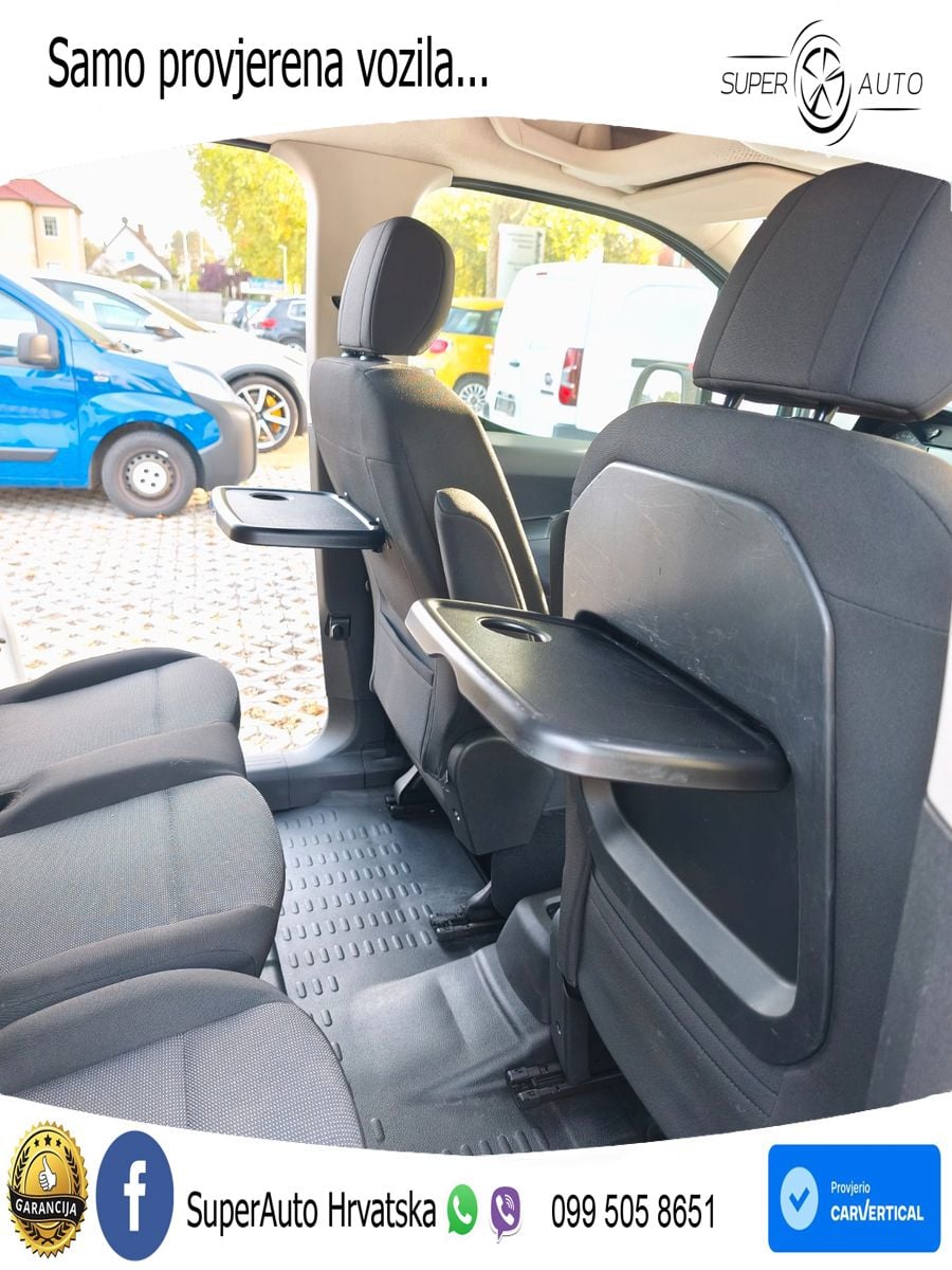 Peugeot Partner Pro FlexCab L2,Mixto,5Sitzer,AHK,Tempoma 131 KS