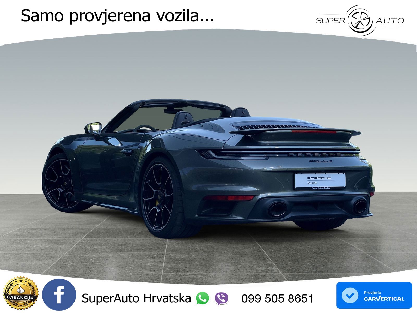 Porsche 911 Turbo S Cabriolet 3.8 (650 KS) PDK LED+GR SJED+ACC
