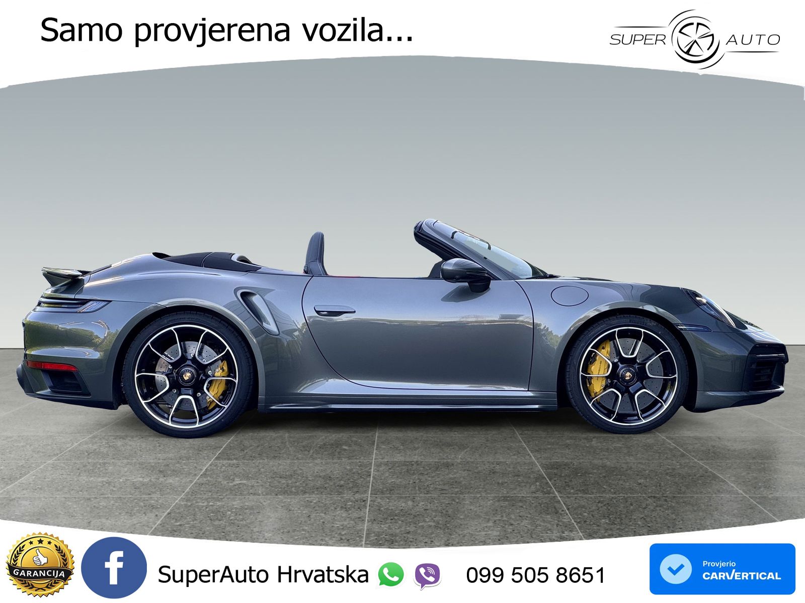Porsche 911 Turbo S Cabriolet 3.8 (650 KS) PDK LED+GR SJED+ACC
