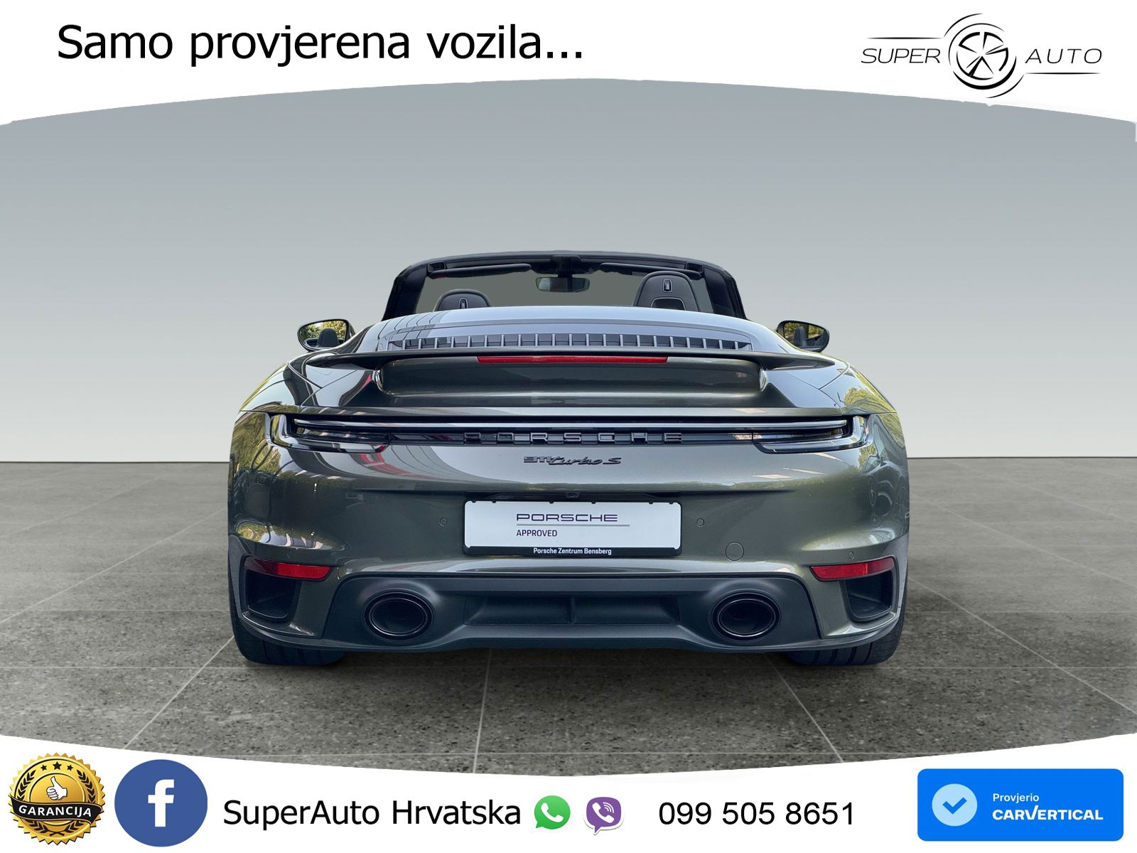 Porsche 911 Turbo S Cabriolet 3.8 (650 KS) PDK LED+GR SJED+ACC