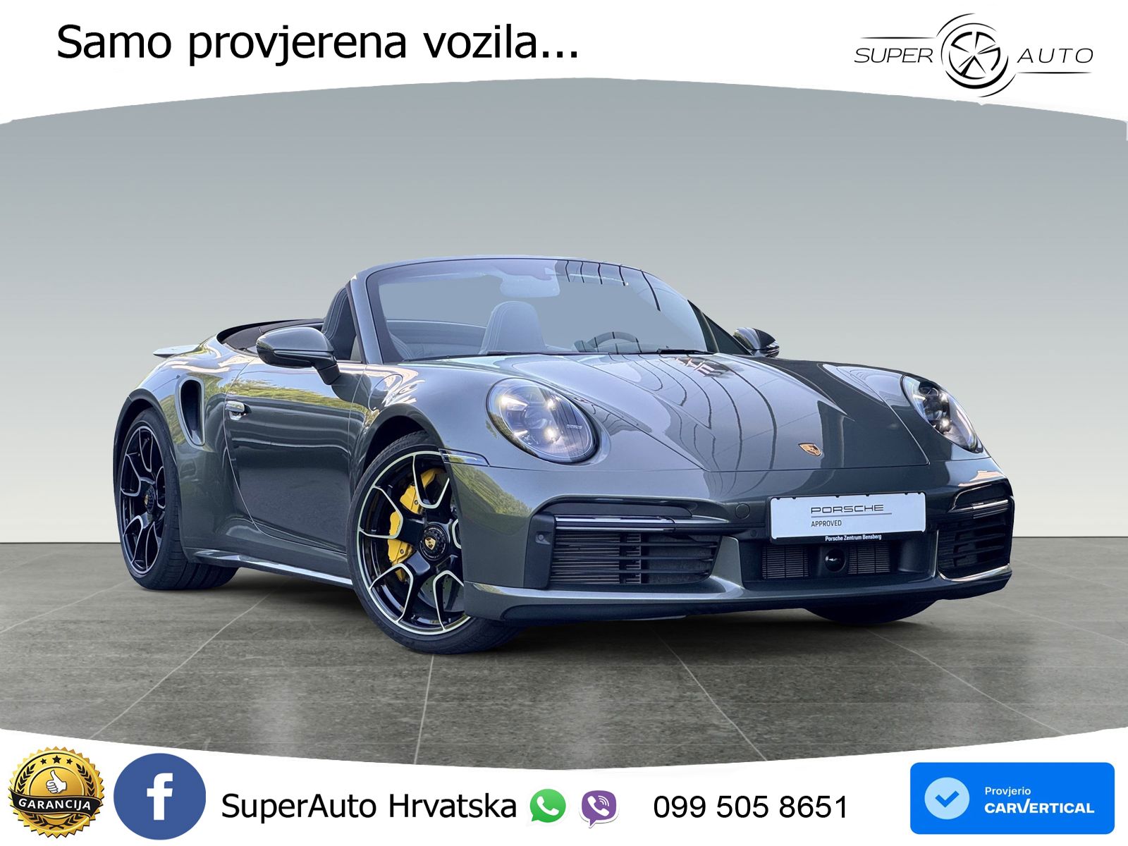 Porsche 911 Turbo S Cabriolet 3.8 (650 KS) PDK LED+GR SJED+ACC