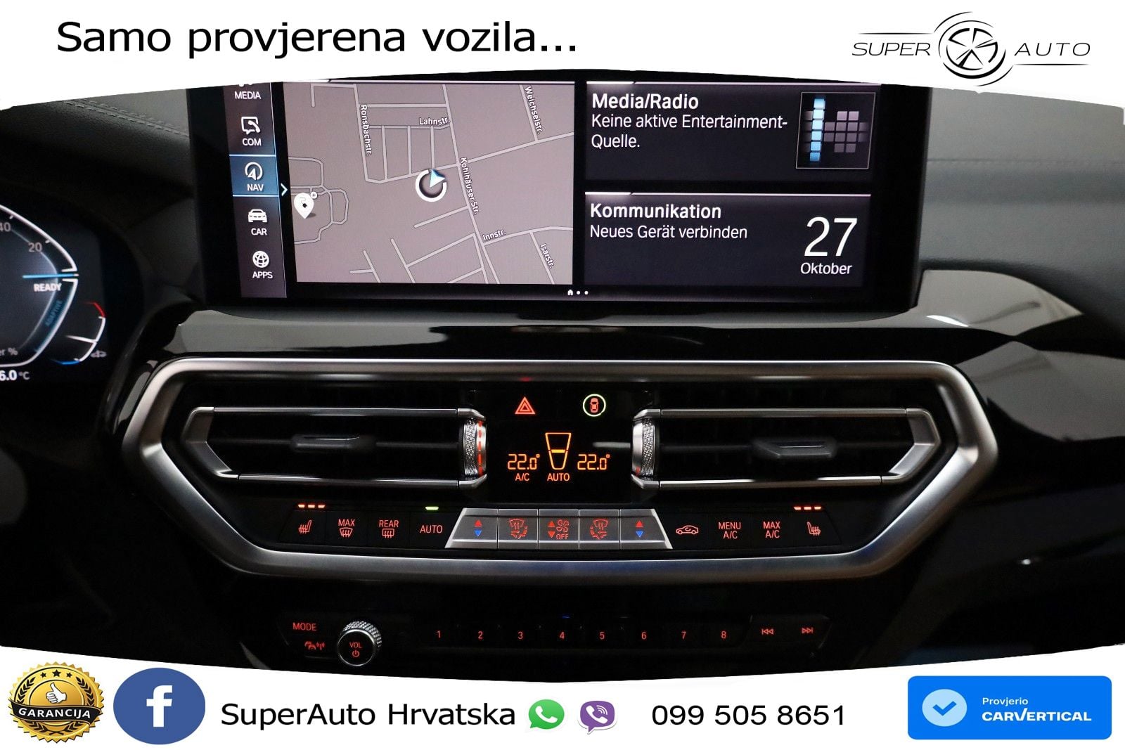 BMW iX3 80 kWh (286 KS) LED+GR SJED+ACC