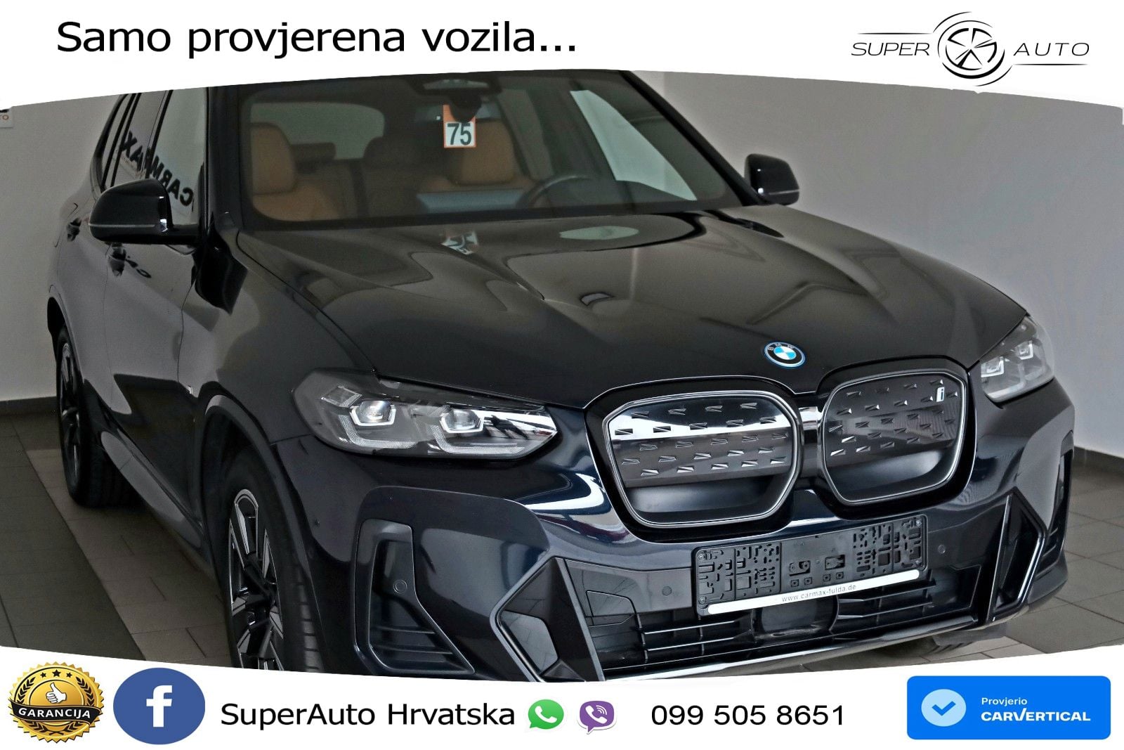 BMW iX3 80 kWh (286 KS) LED+GR SJED+ACC