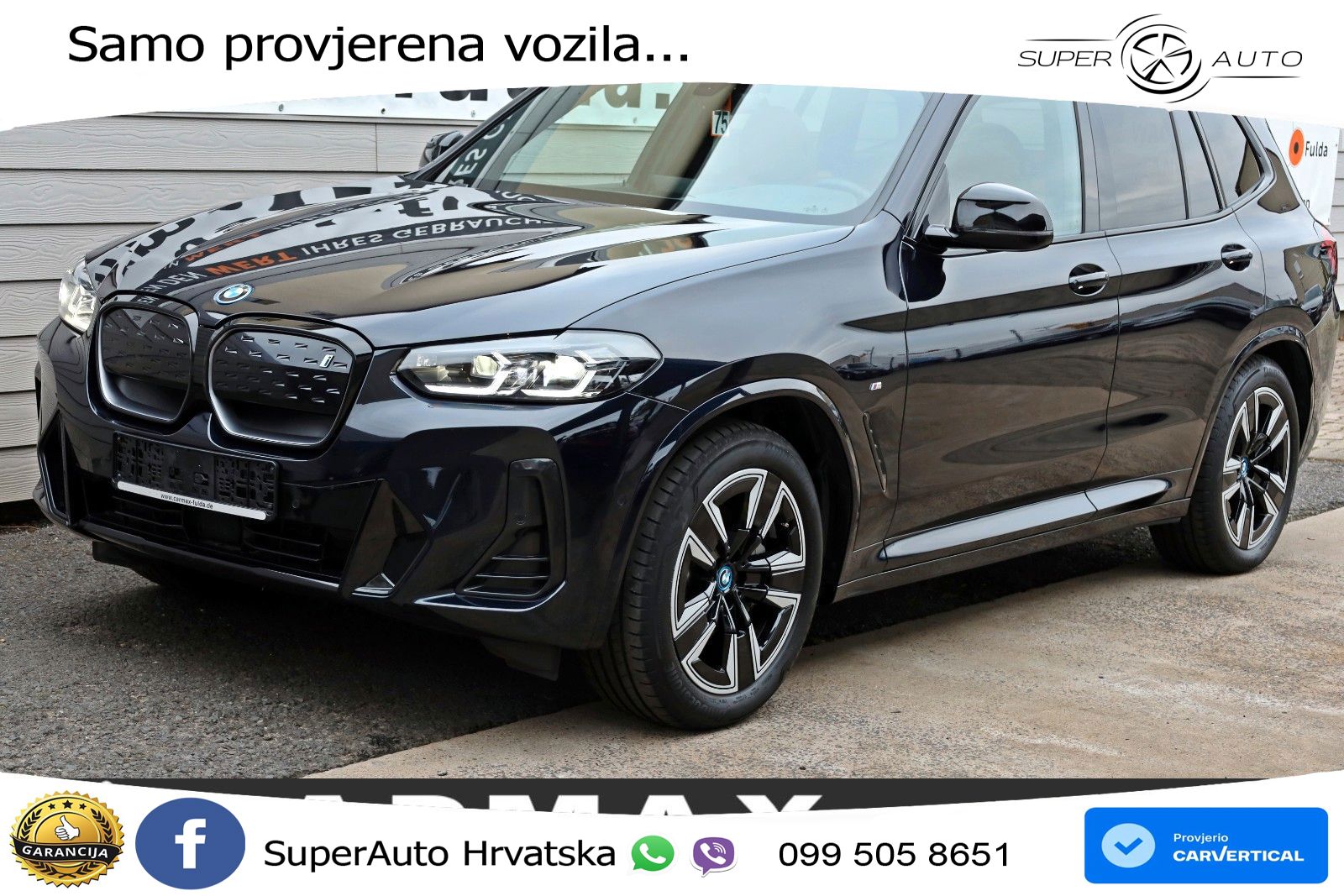 BMW iX3 80 kWh (286 KS) LED+GR SJED+ACC