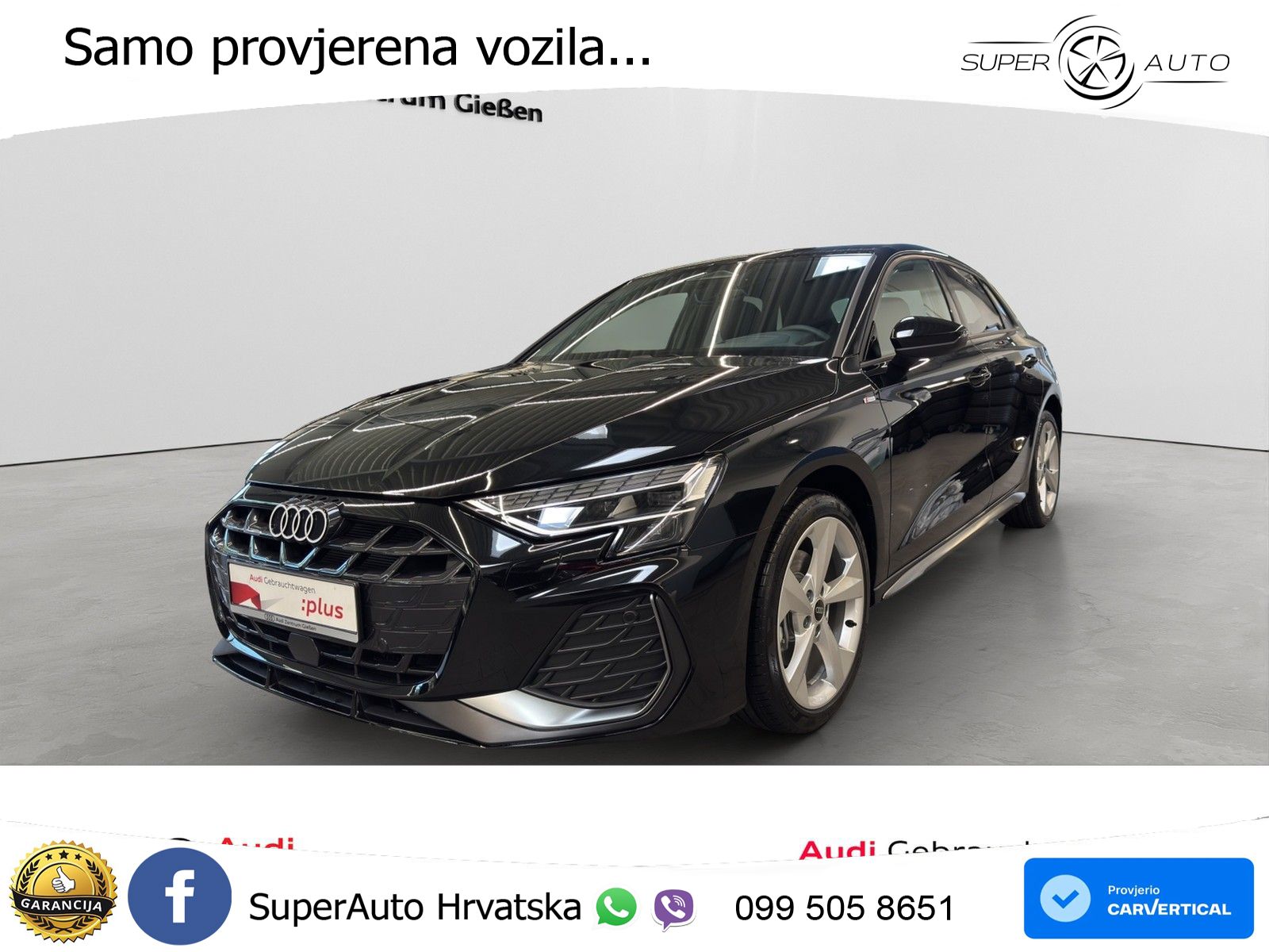 Audi A3 Sportback 40 TFSI (204 KS) quattro S tronic S line