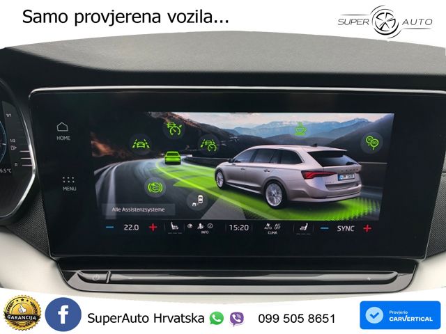 Škoda Octavia Combi 2.0 TDI (150 KS) DSG LED+GR SJED+ACC