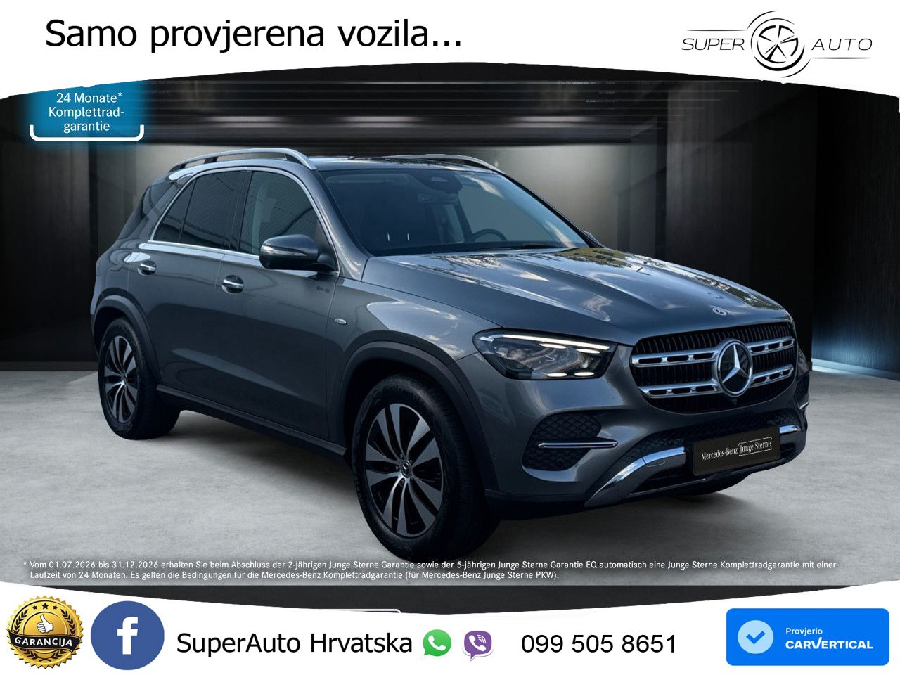 Mercedes GLE 350de (333 KS) 4MATIC 9G-TRONIC LED+GR SJED+ACC