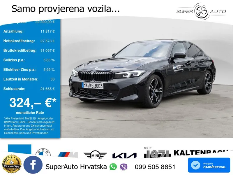 BMW 320d (190 KS) xDrive Steptronic M Sport LED+GR SJED+ACC