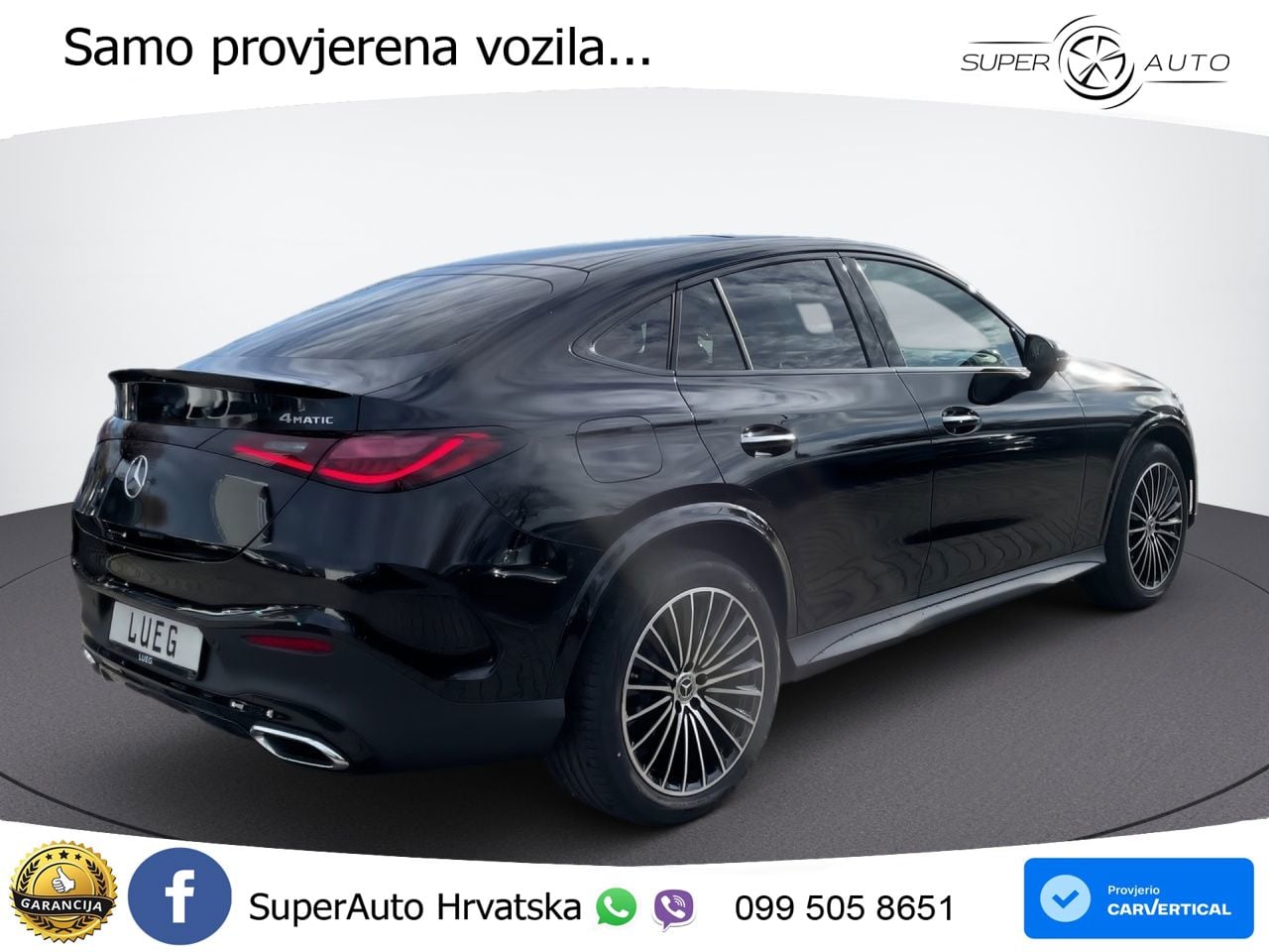 Mercedes GLC Coupe 220d (197 KS) 4MATIC 9G-TRONIC AMG ACC+GR SJED+360+PANO