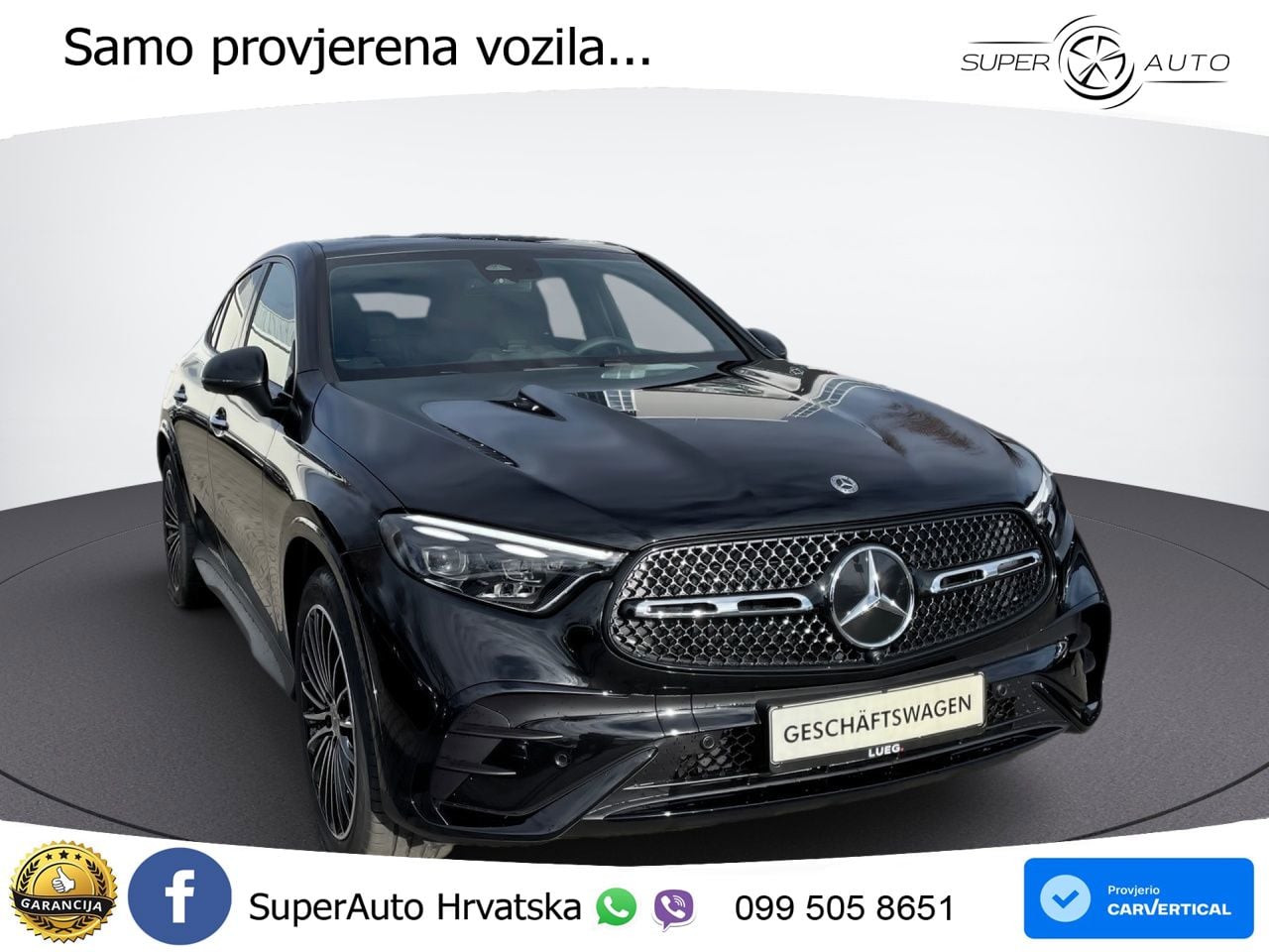 Mercedes GLC Coupe 220d (197 KS) 4MATIC 9G-TRONIC AMG ACC+GR SJED+360+PANO