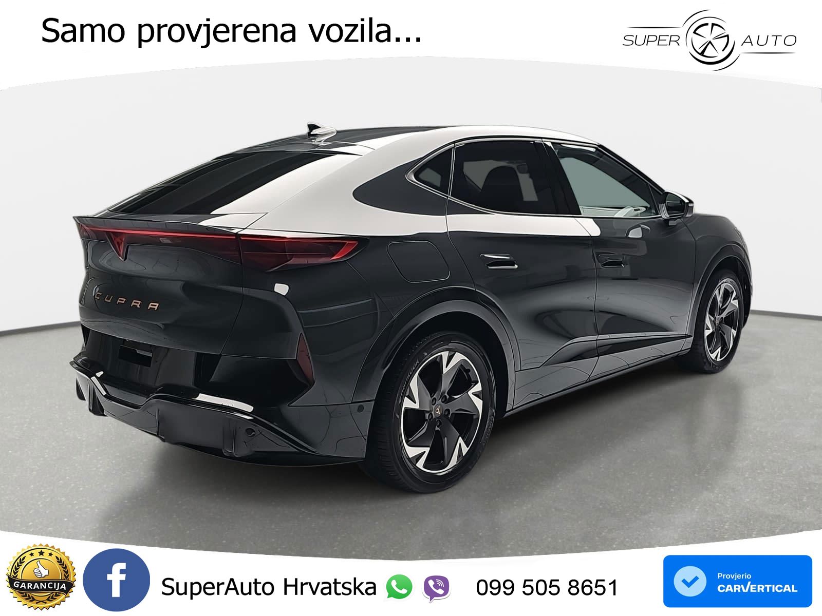 Cupra Tavascan 82 kWh (286 KS) LED+GR SJED+ACC