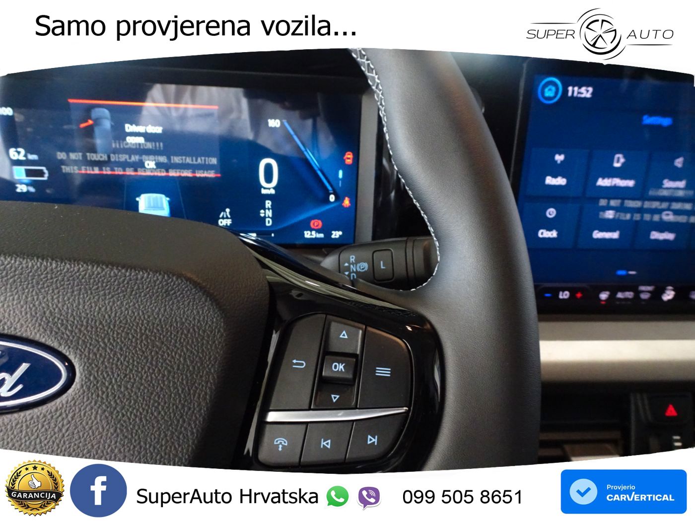 Ford E-Transit Courier Kasten Trend NAVI*SHZ*CAM*PDC 136 KS