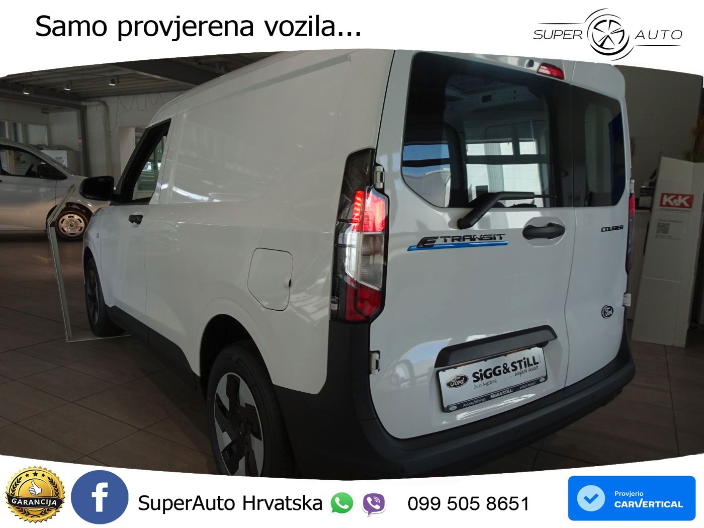 Ford E-Transit Courier Kasten Trend NAVI*SHZ*CAM*PDC 136 KS
