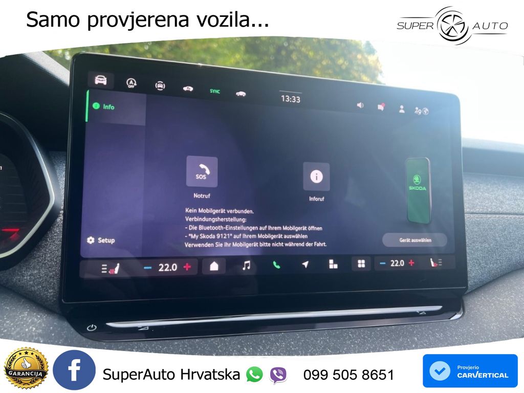 Škoda Octavia Combi 2.0 TDI (150 KS) DSG MATRIX+GR SJED+KAM