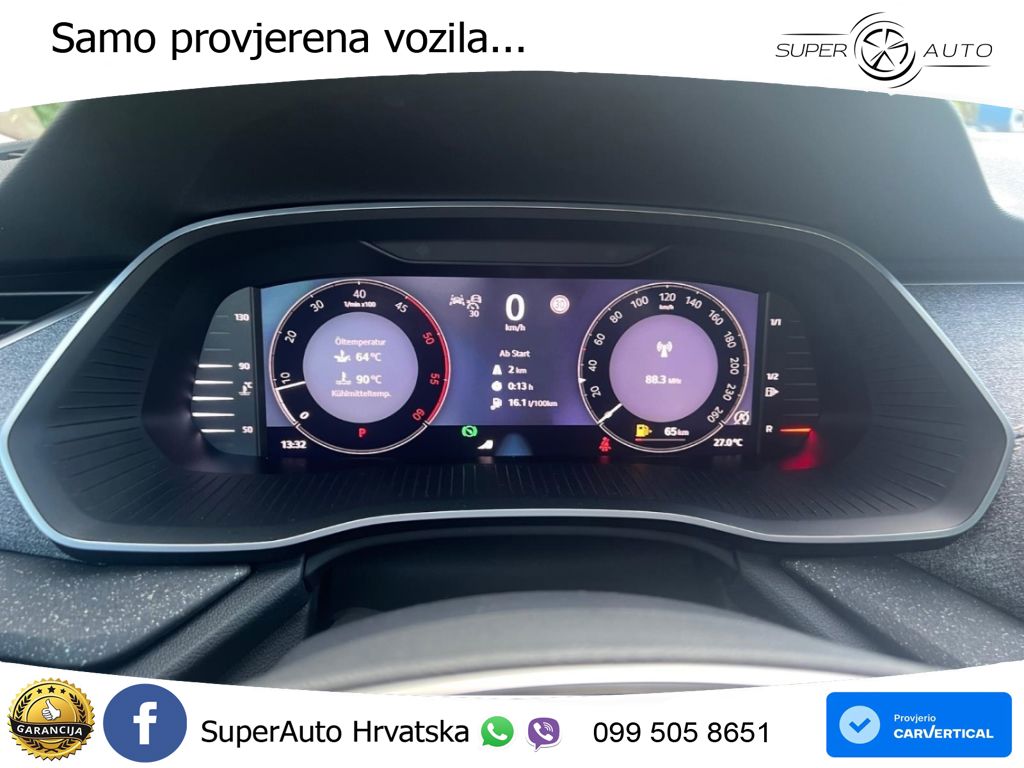 Škoda Octavia Combi 2.0 TDI (150 KS) DSG MATRIX+GR SJED+KAM