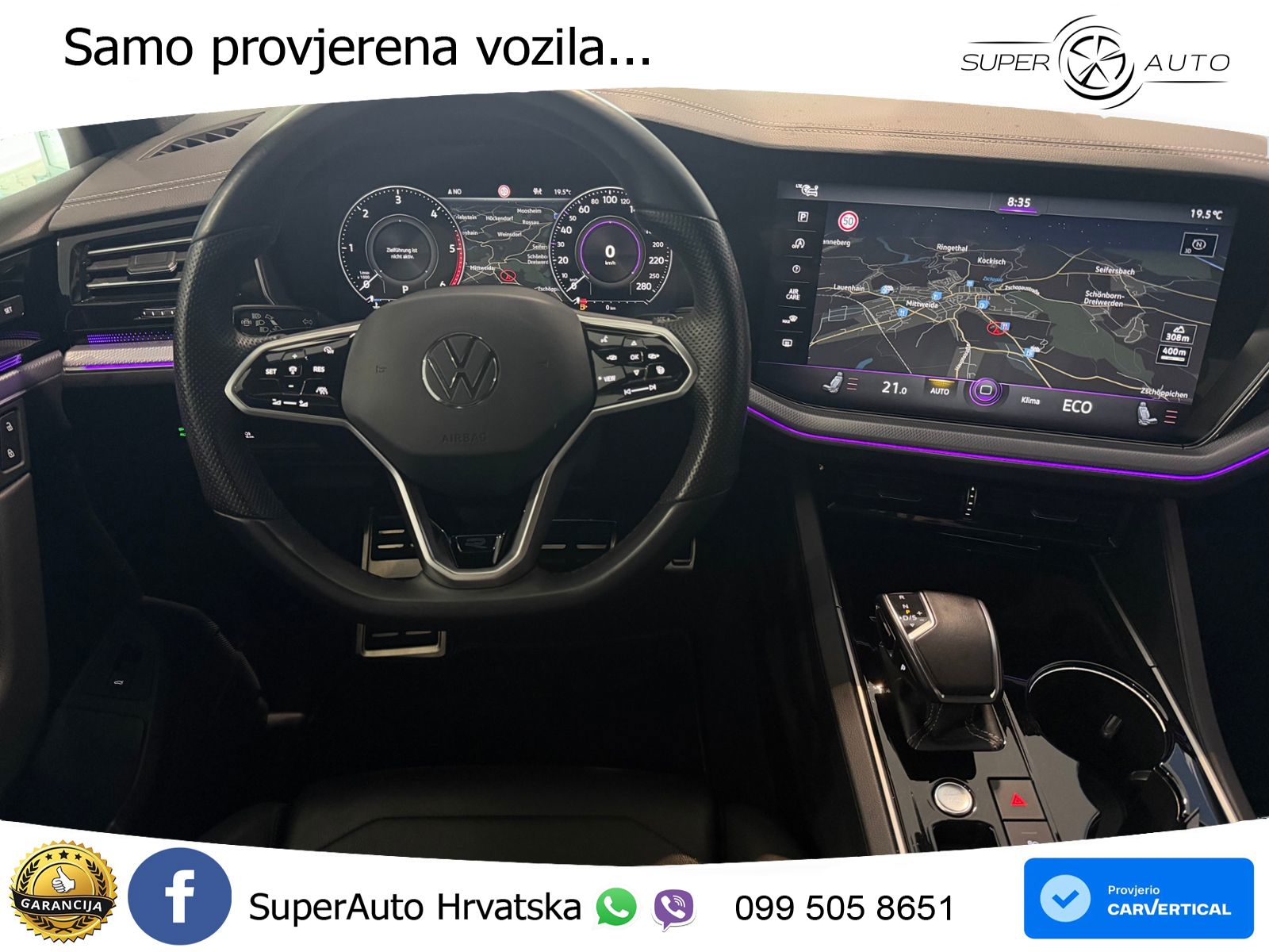 Volkswagen Touareg 3.0 V6 TDI (231 KS) 4MOTION Tiptronic R-Line LED+GR SJED+ACC