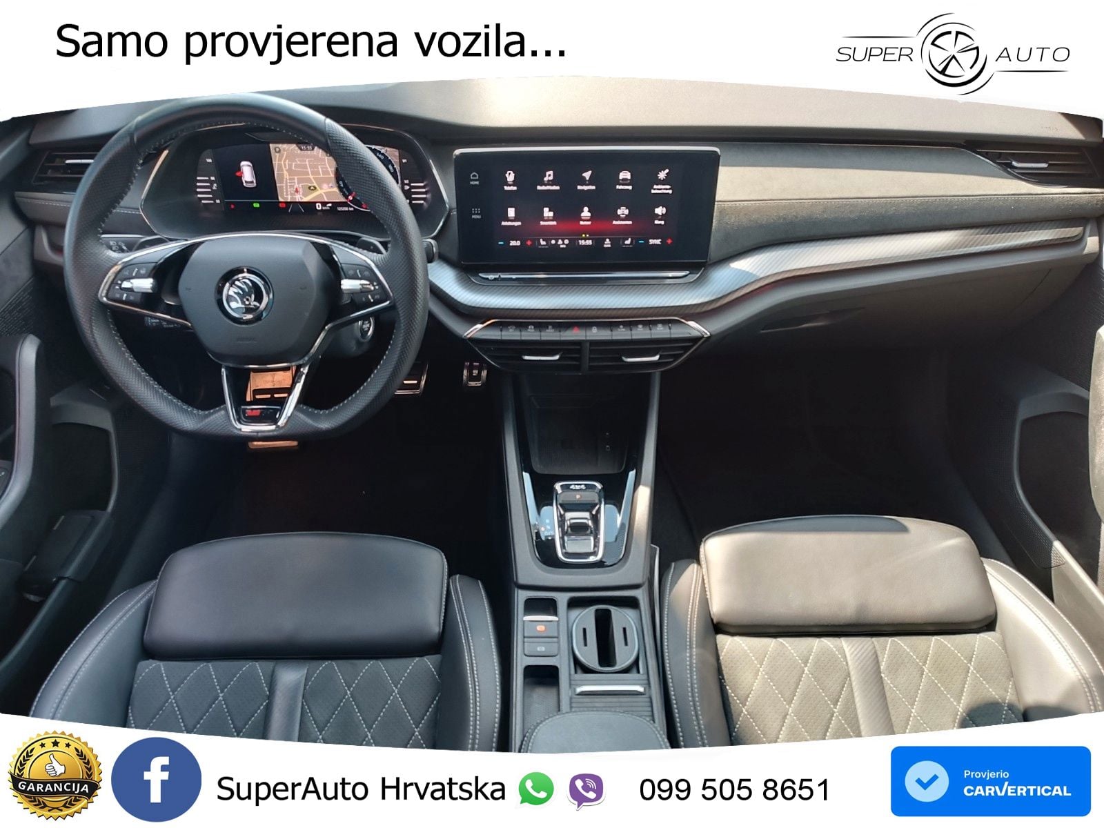 Škoda Octavia Combi RS 2.0 TDI (200 KS) 4x4 DSG LED+GR SJED+ACC