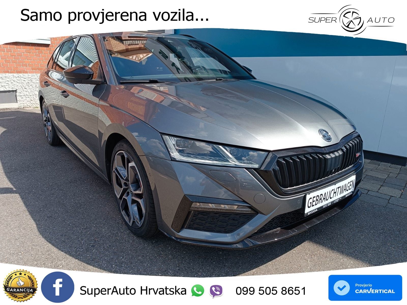 Škoda Octavia Combi RS 2.0 TDI (200 KS) 4x4 DSG LED+GR SJED+ACC