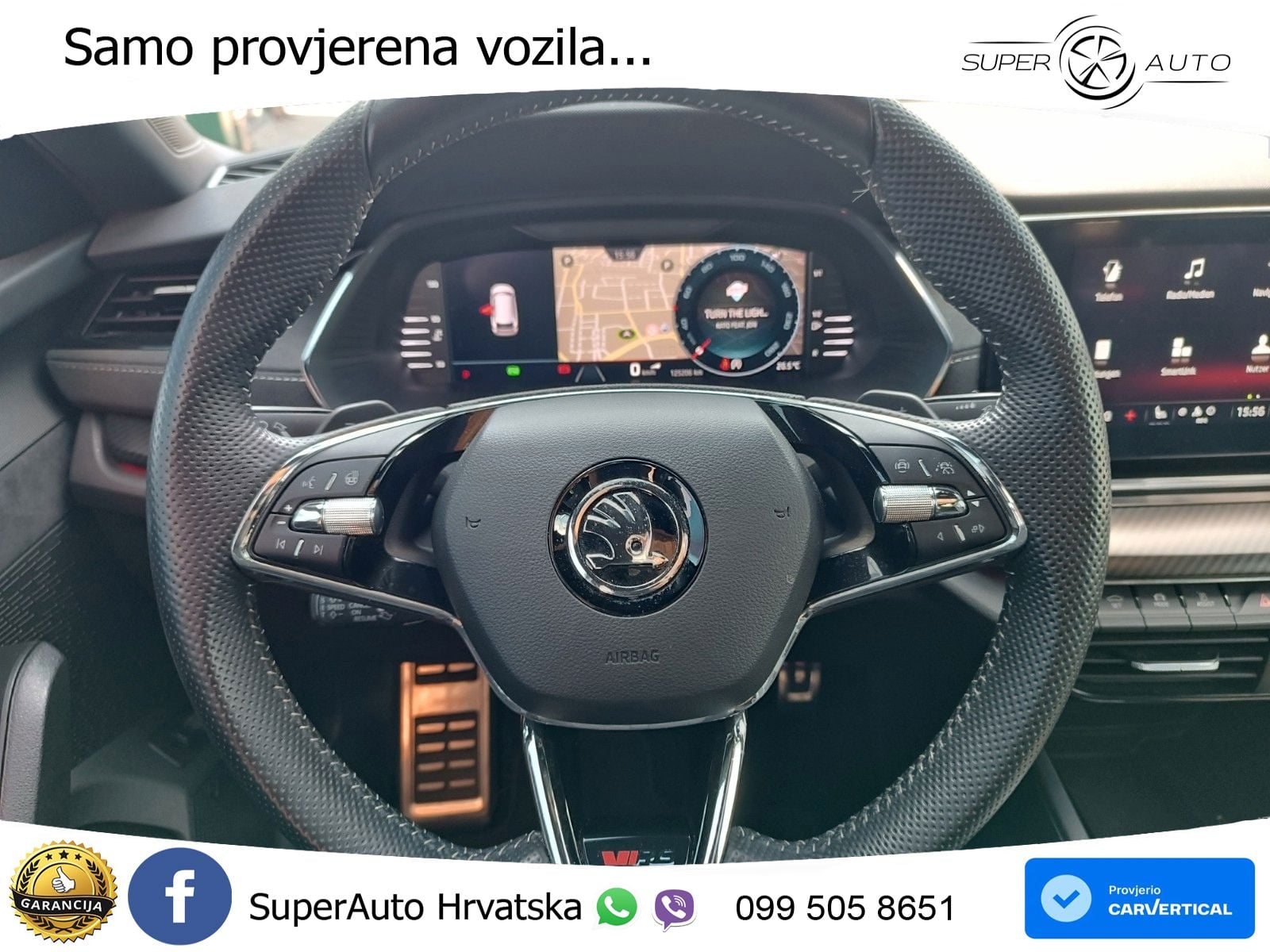 Škoda Octavia Combi RS 2.0 TDI (200 KS) 4x4 DSG LED+GR SJED+ACC