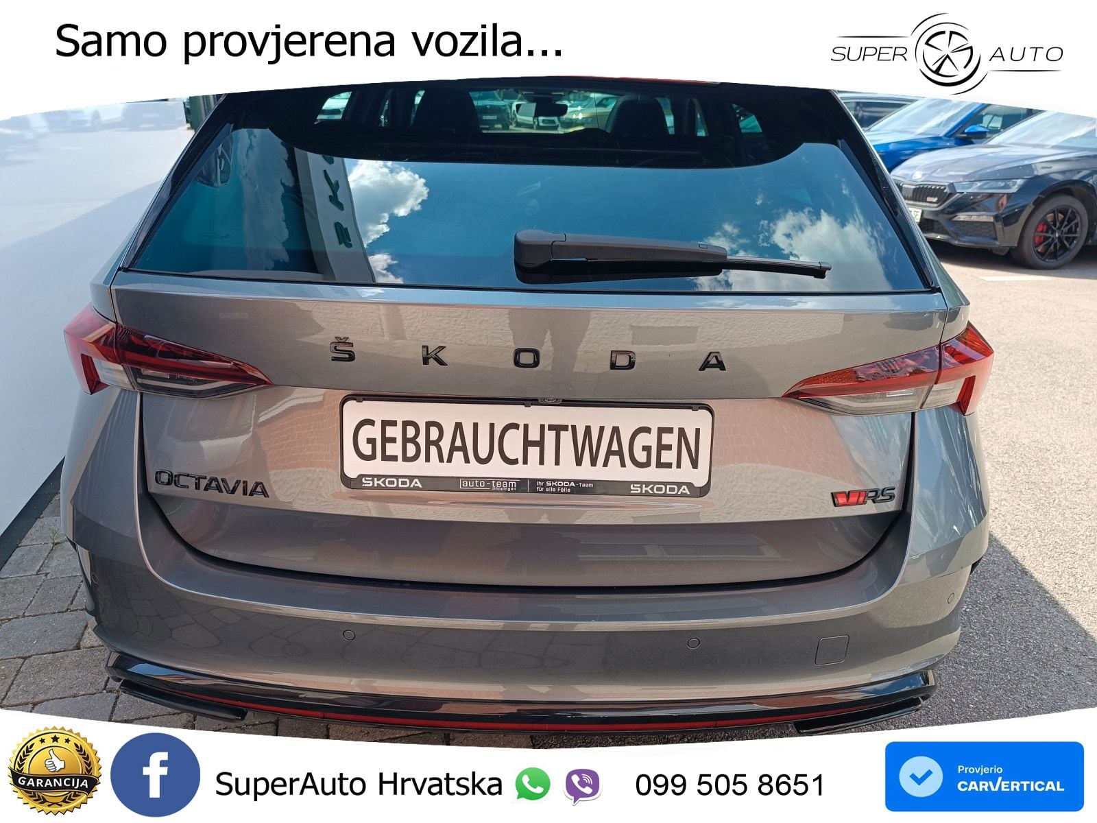 Škoda Octavia Combi RS 2.0 TDI (200 KS) 4x4 DSG LED+GR SJED+ACC
