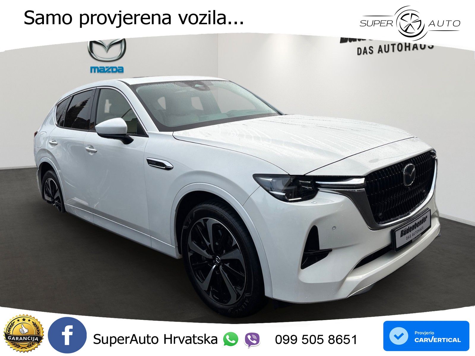 Mazda CX-60 2.5 e-Skyactiv (328 KS) AWD Automatic LED+GR SJED+ACC