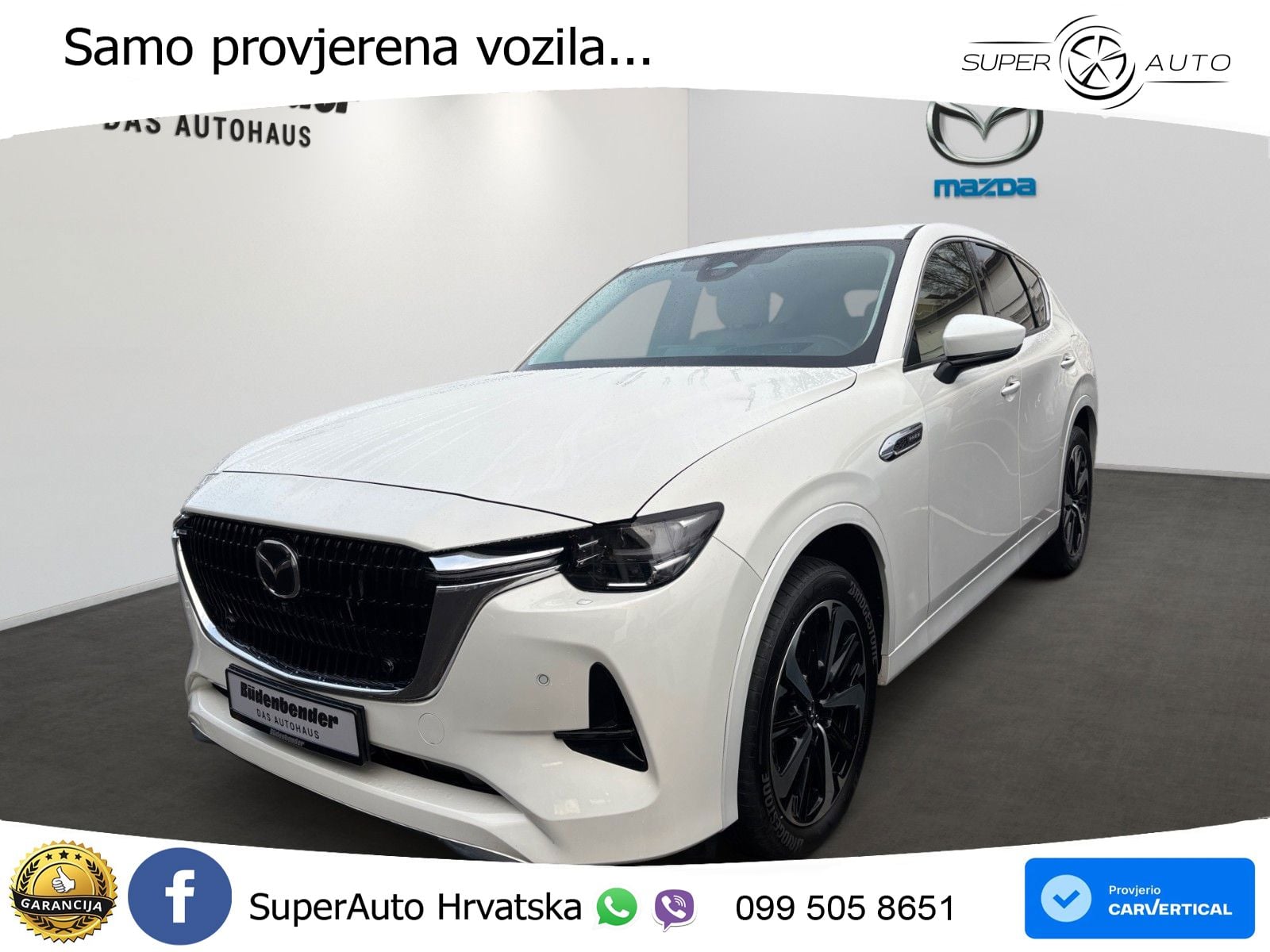 Mazda CX-60 2.5 e-Skyactiv (328 KS) AWD Automatic LED+GR SJED+ACC