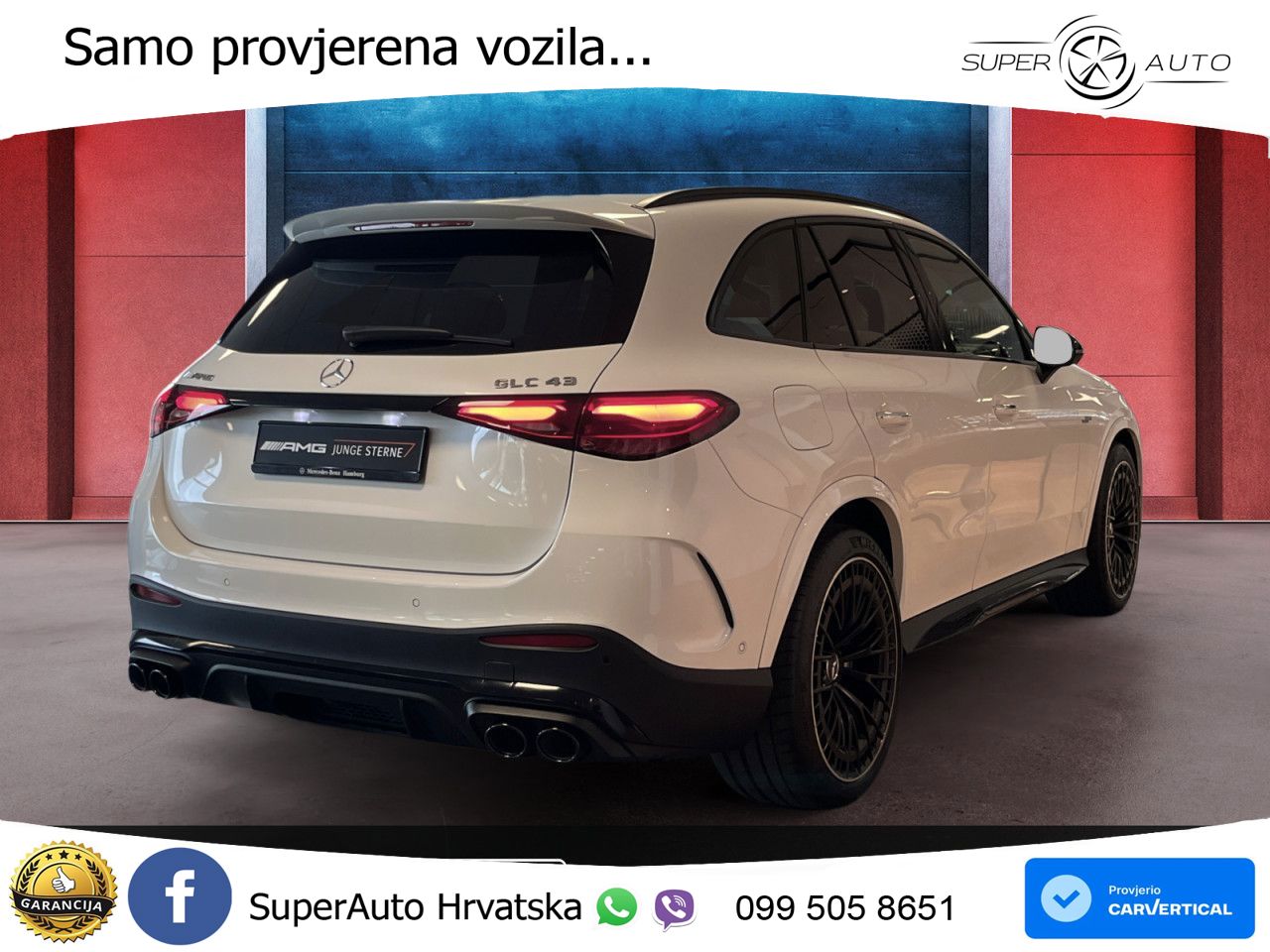 Mercedes AMG GLC 43 (421 KS) 4MATIC AMG SPEEDSHIFT MCT 9G ACC+HEAD+GR SJED+360+PANO