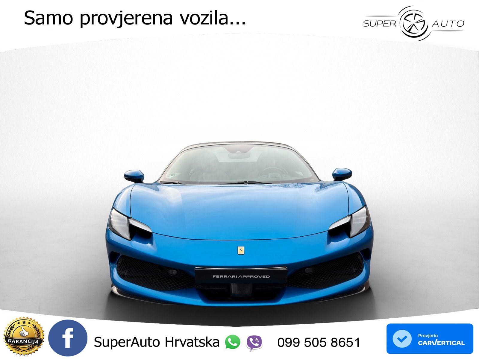 Ferrari 296 GTS 3.0 V6 (830 KS) F1 DCT LED+ACC