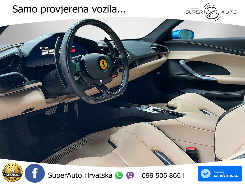 Ferrari 296 GTS 3.0 V6 (830 KS) F1 DCT LED+ACC