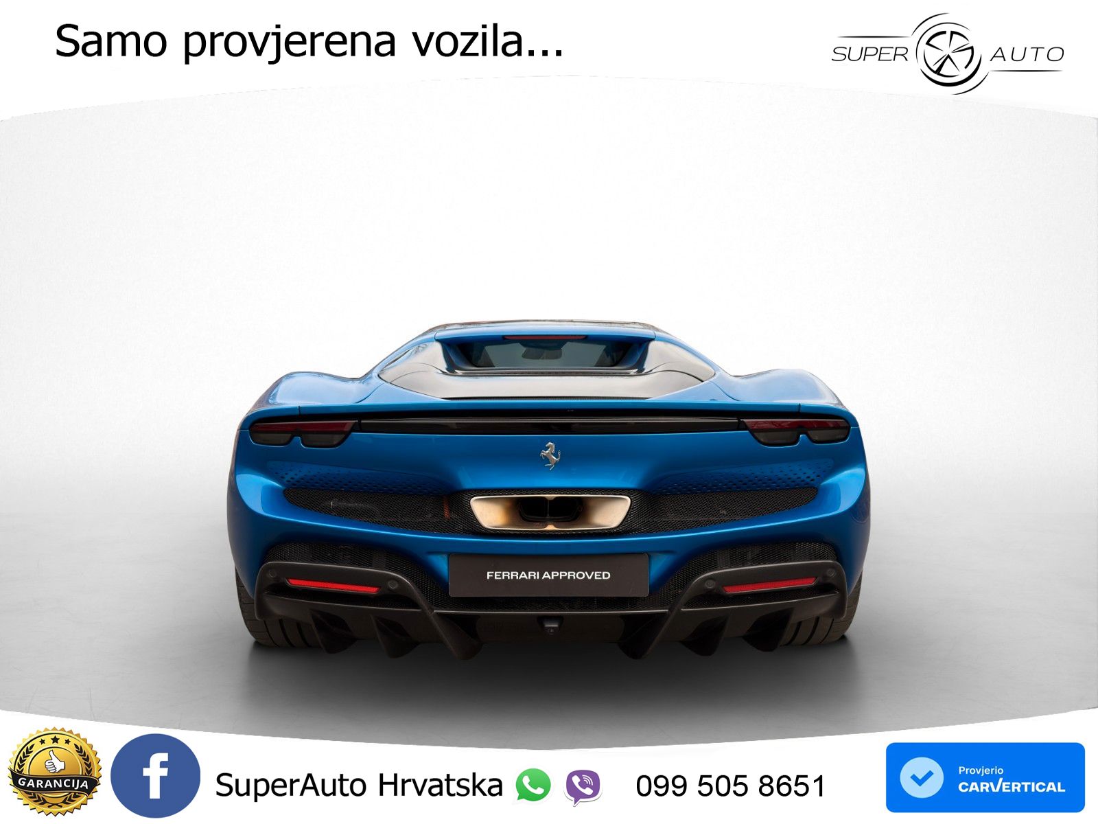 Ferrari 296 GTS 3.0 V6 (830 KS) F1 DCT LED+ACC