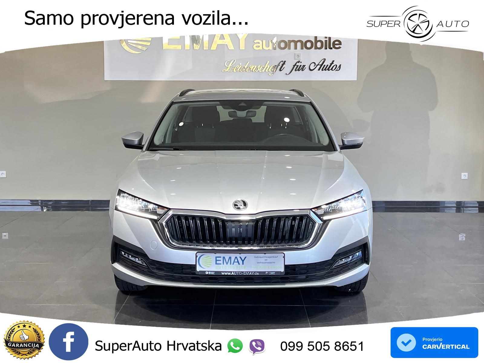Škoda Octavia Combi 2.0 TDI (150 KS) 4x4 DSG LED+ACC
