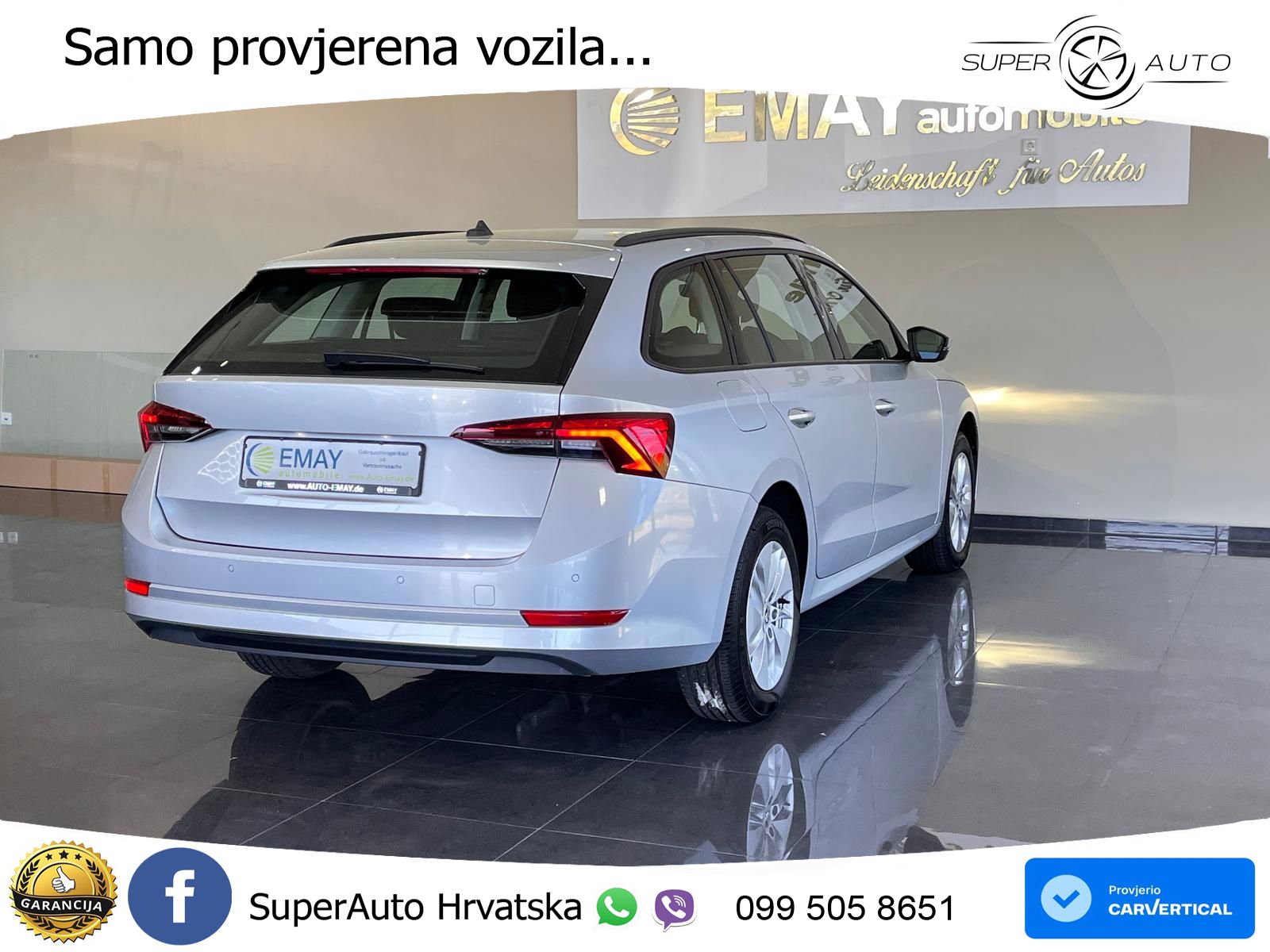 Škoda Octavia Combi 2.0 TDI (150 KS) 4x4 DSG LED+ACC