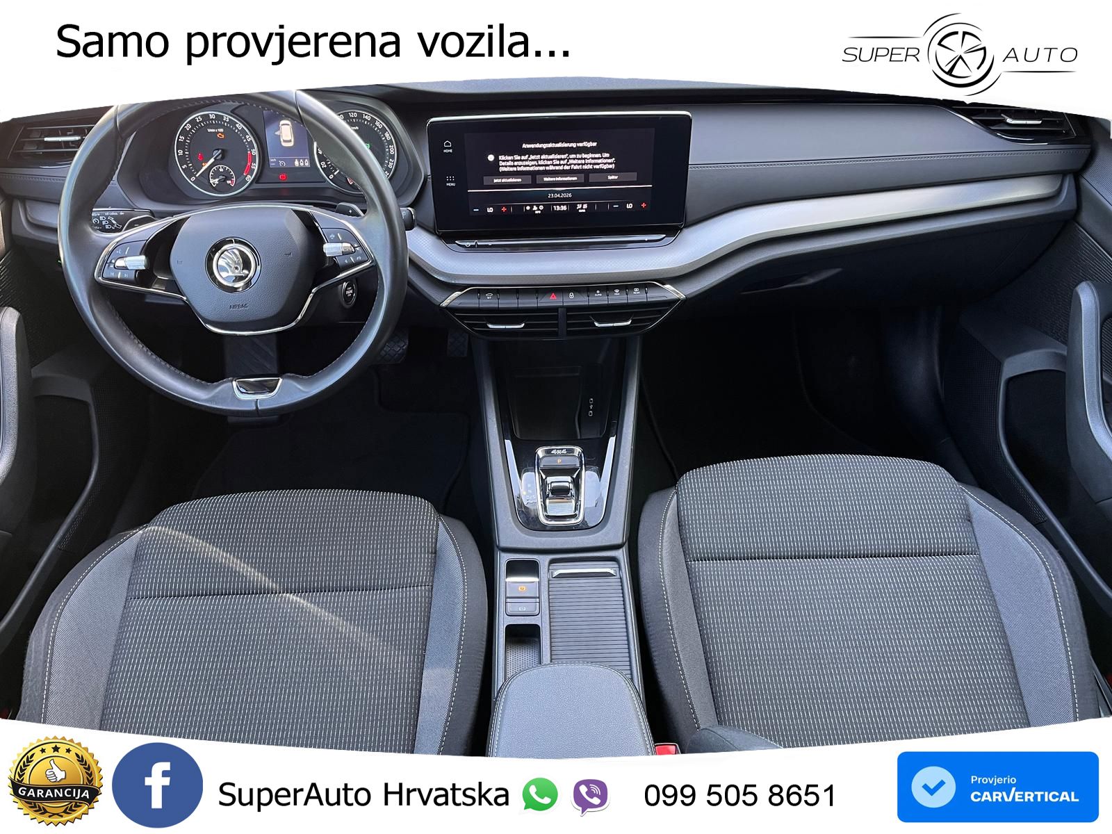 Škoda Octavia Combi 2.0 TDI (150 KS) 4x4 DSG LED+ACC