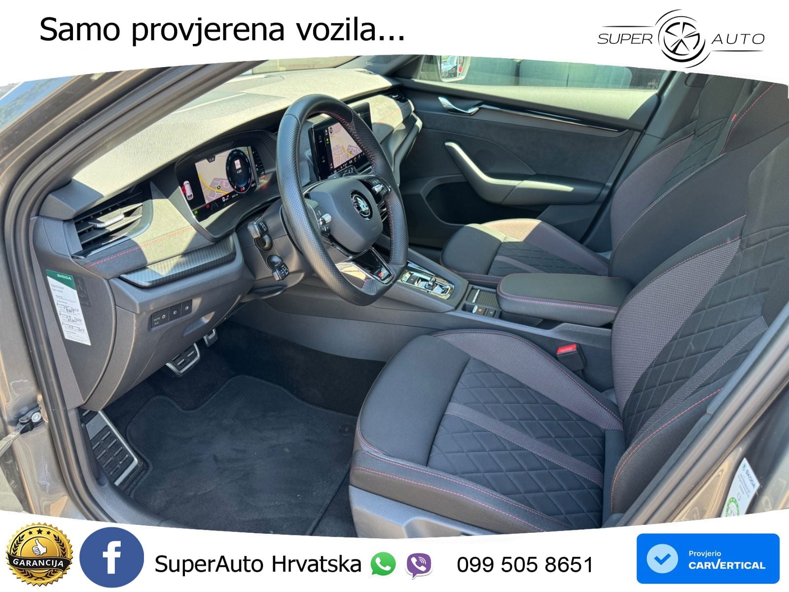 Škoda Octavia Combi RS 2.0 TDI (200 KS) DSG LED+GR SJED+ACC