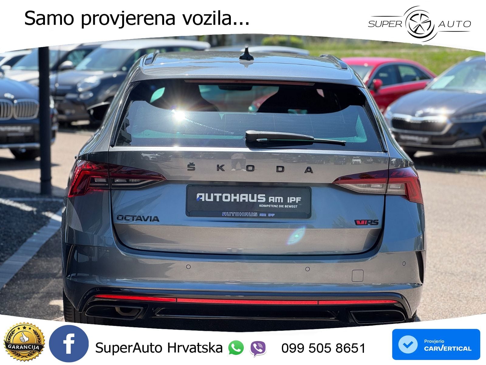 Škoda Octavia Combi RS 2.0 TDI (200 KS) DSG LED+GR SJED+ACC