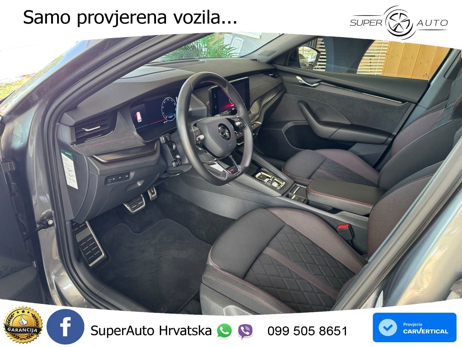 Škoda Octavia Combi RS 2.0 TDI (200 KS) DSG LED+GR SJED+ACC