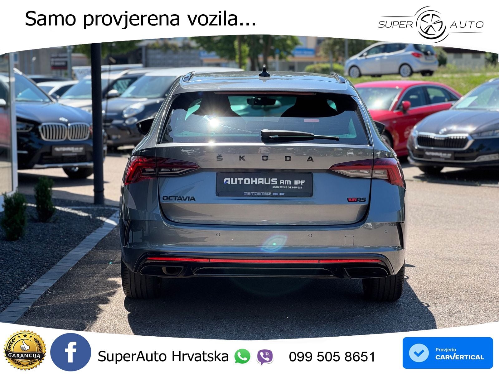 Škoda Octavia Combi RS 2.0 TDI (200 KS) DSG LED+GR SJED+ACC