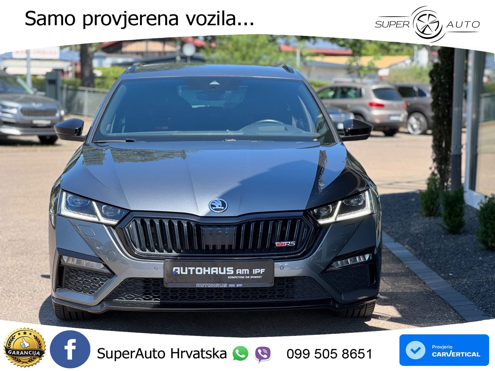 Škoda Octavia Combi RS 2.0 TDI (200 KS) DSG LED+GR SJED+ACC