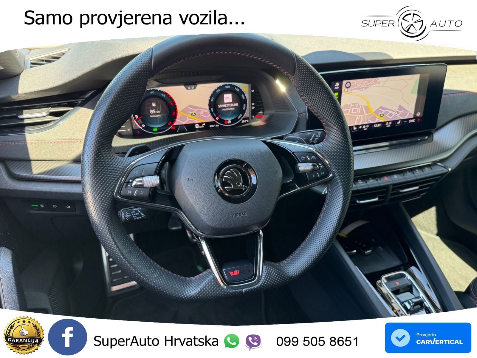Škoda Octavia Combi RS 2.0 TDI (200 KS) DSG LED+GR SJED+ACC