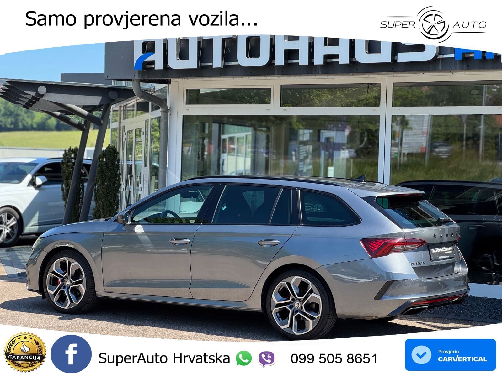 Škoda Octavia Combi RS 2.0 TDI (200 KS) DSG LED+GR SJED+ACC