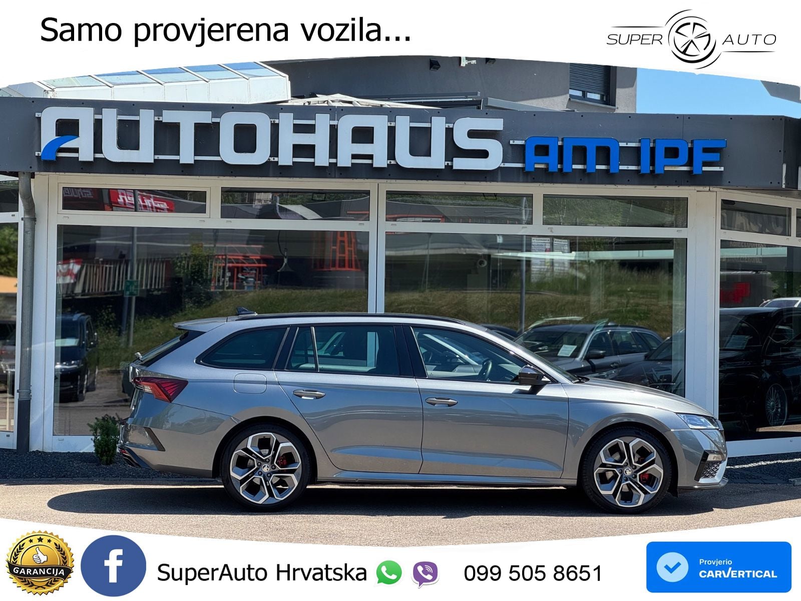 Škoda Octavia Combi RS 2.0 TDI (200 KS) DSG LED+GR SJED+ACC