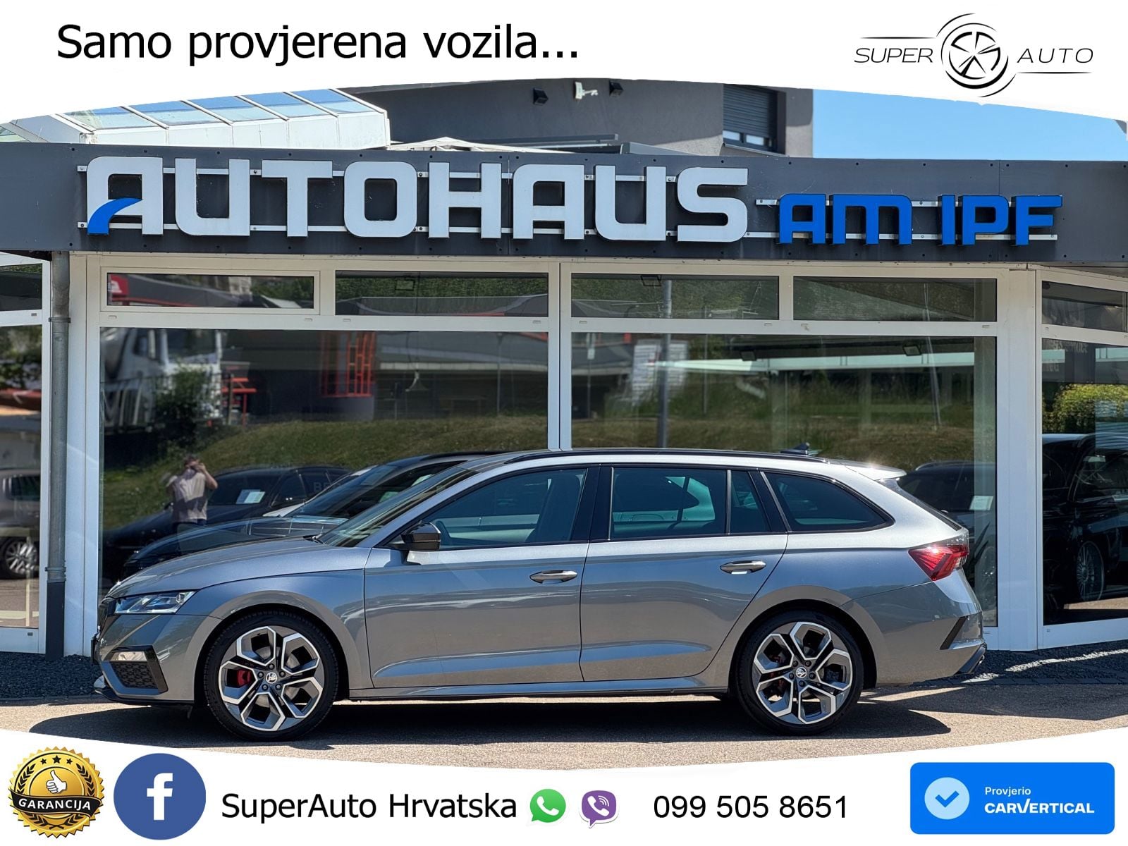 Škoda Octavia Combi RS 2.0 TDI (200 KS) DSG LED+GR SJED+ACC