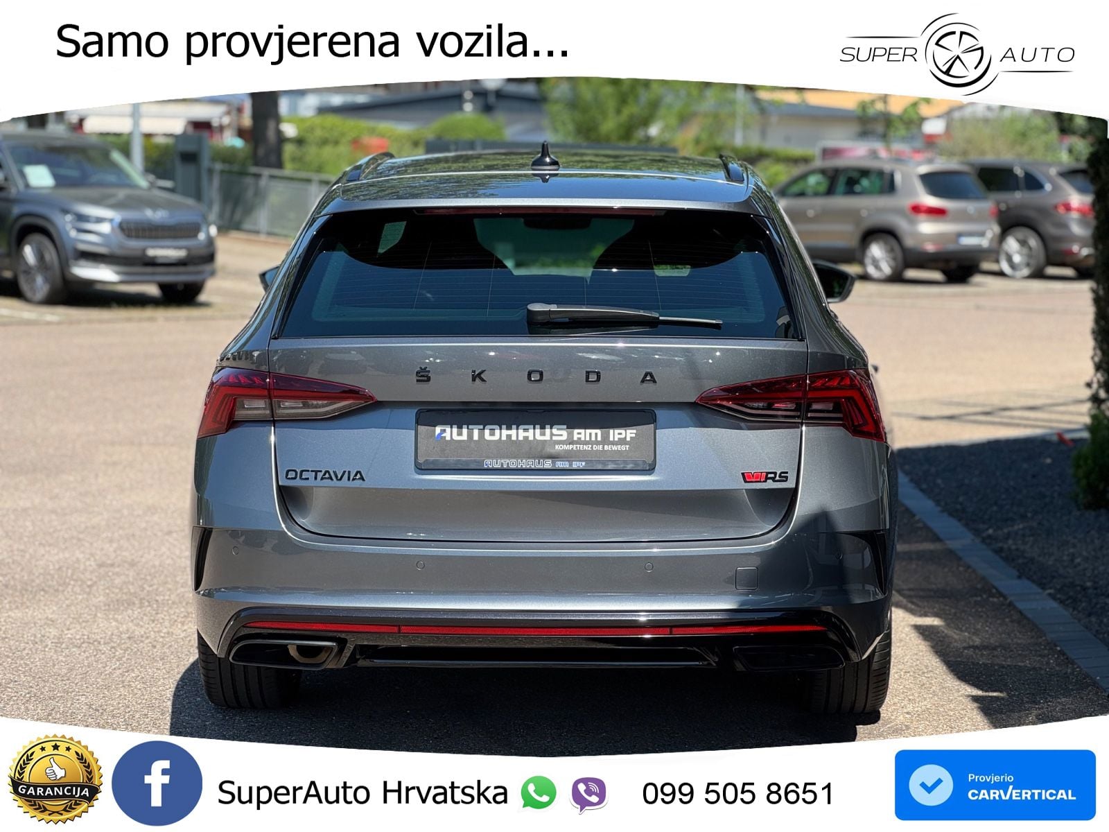 Škoda Octavia Combi RS 2.0 TDI (200 KS) DSG LED+GR SJED+ACC