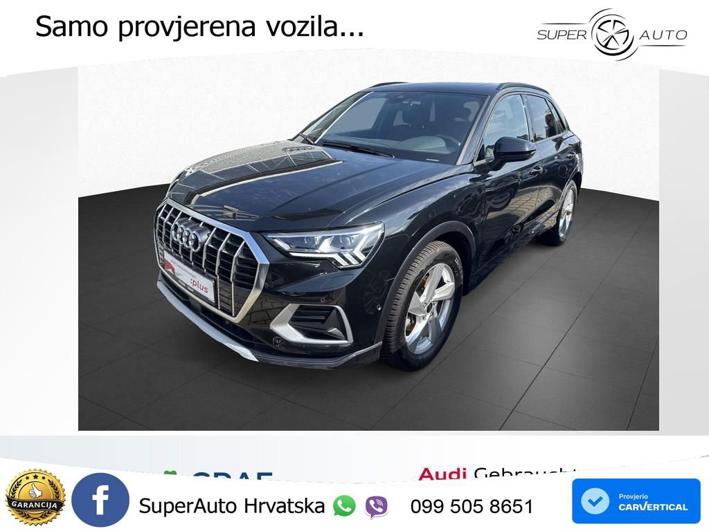 Audi Q3 35 TFSI (150 KS) S tronic advanced ACC+GR SJED+360+PANO