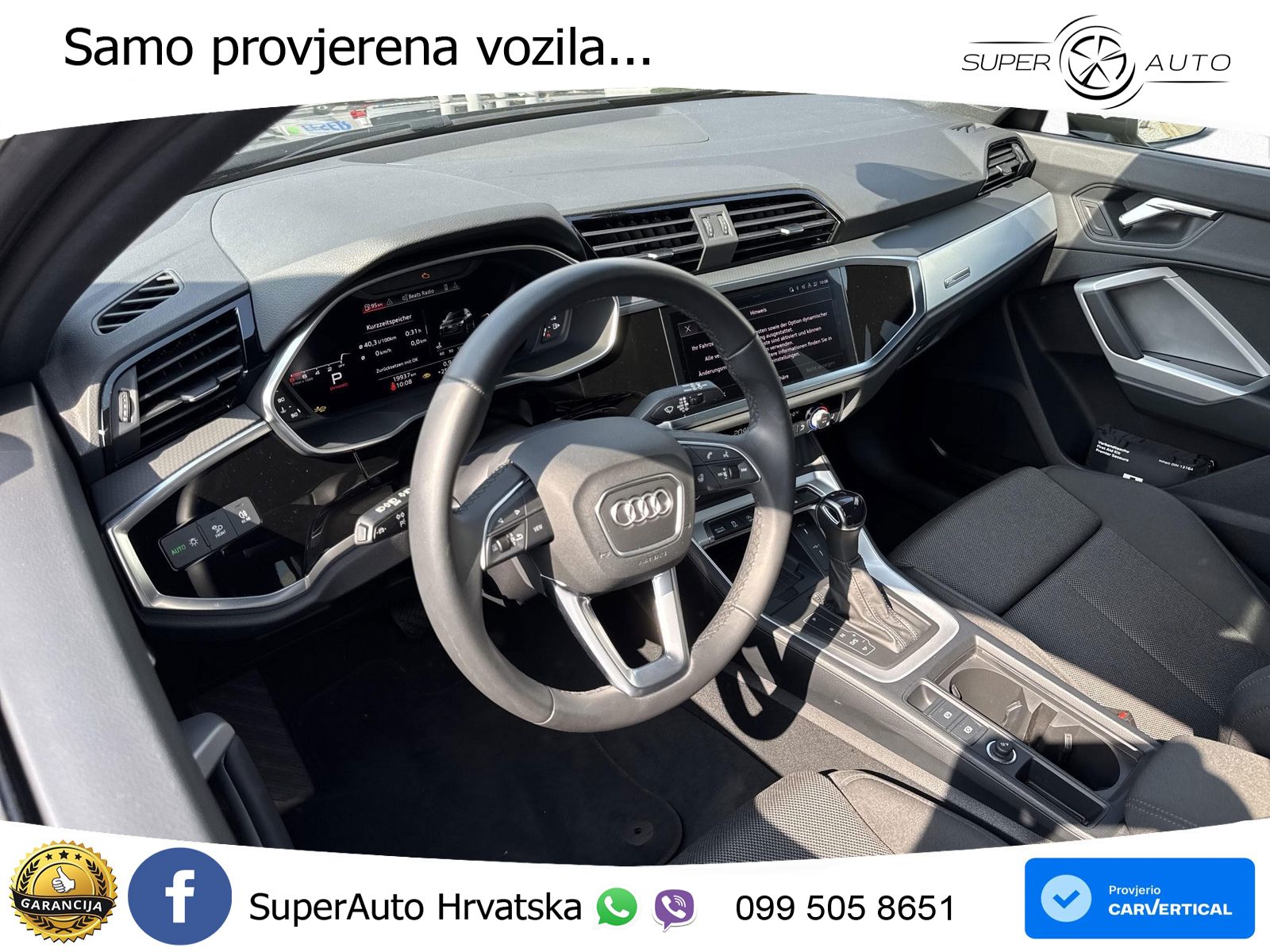 Audi Q3 35 TFSI (150 KS) S tronic advanced ACC+GR SJED+360+PANO