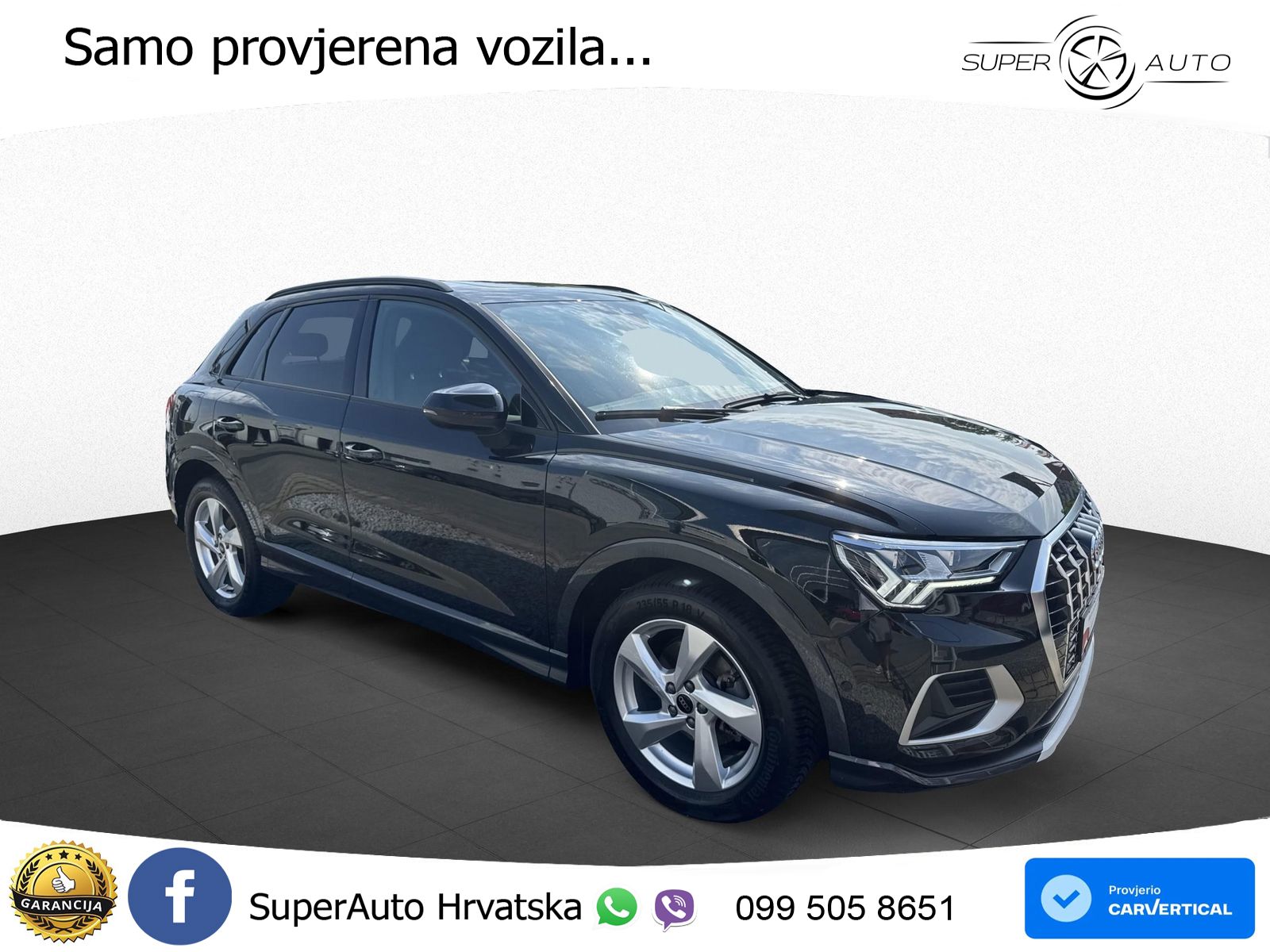 Audi Q3 35 TFSI (150 KS) S tronic advanced ACC+GR SJED+360+PANO