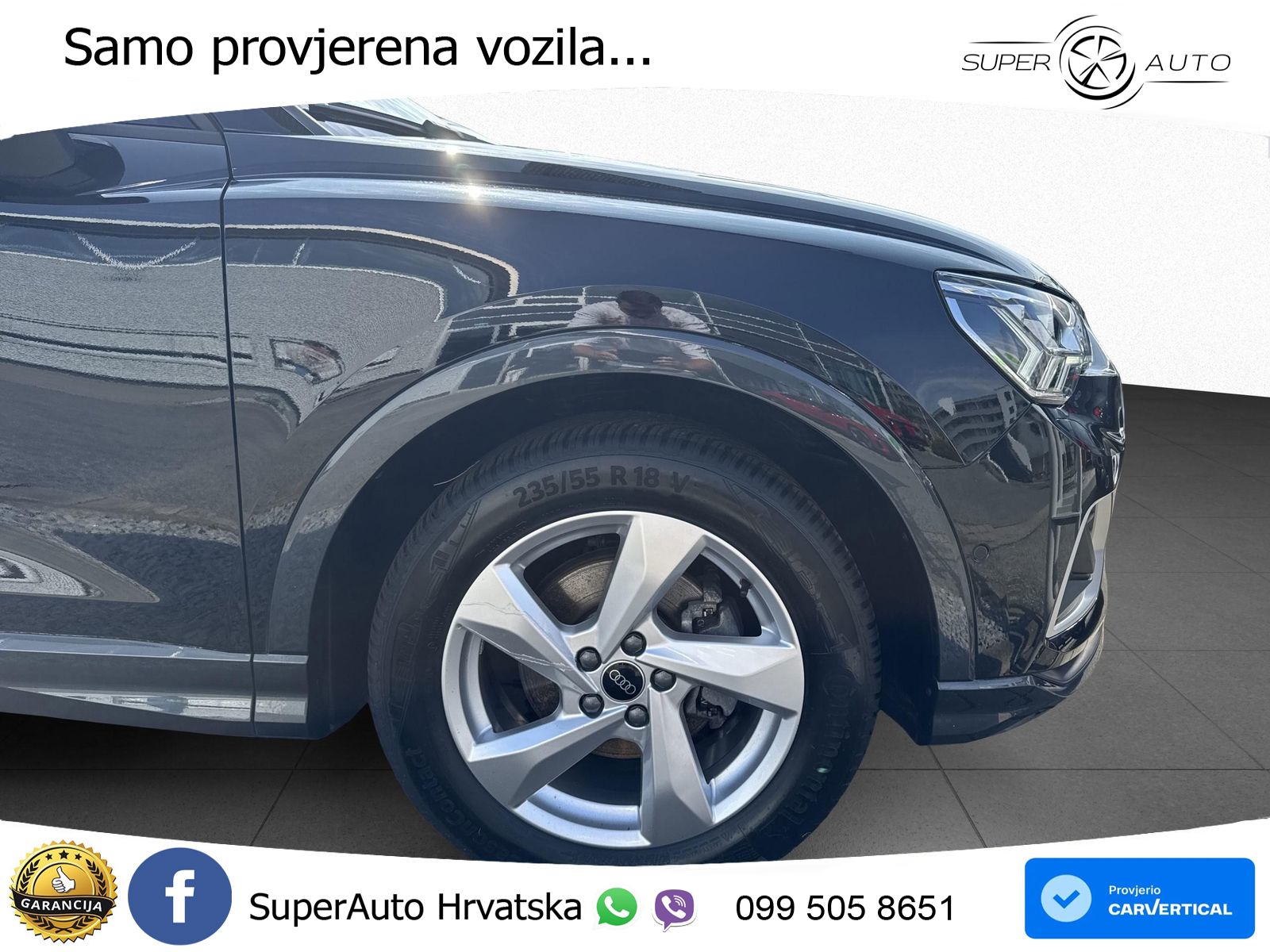 Audi Q3 35 TFSI (150 KS) S tronic advanced ACC+GR SJED+360+PANO